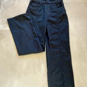 Zara Black Denim Jumpsuit